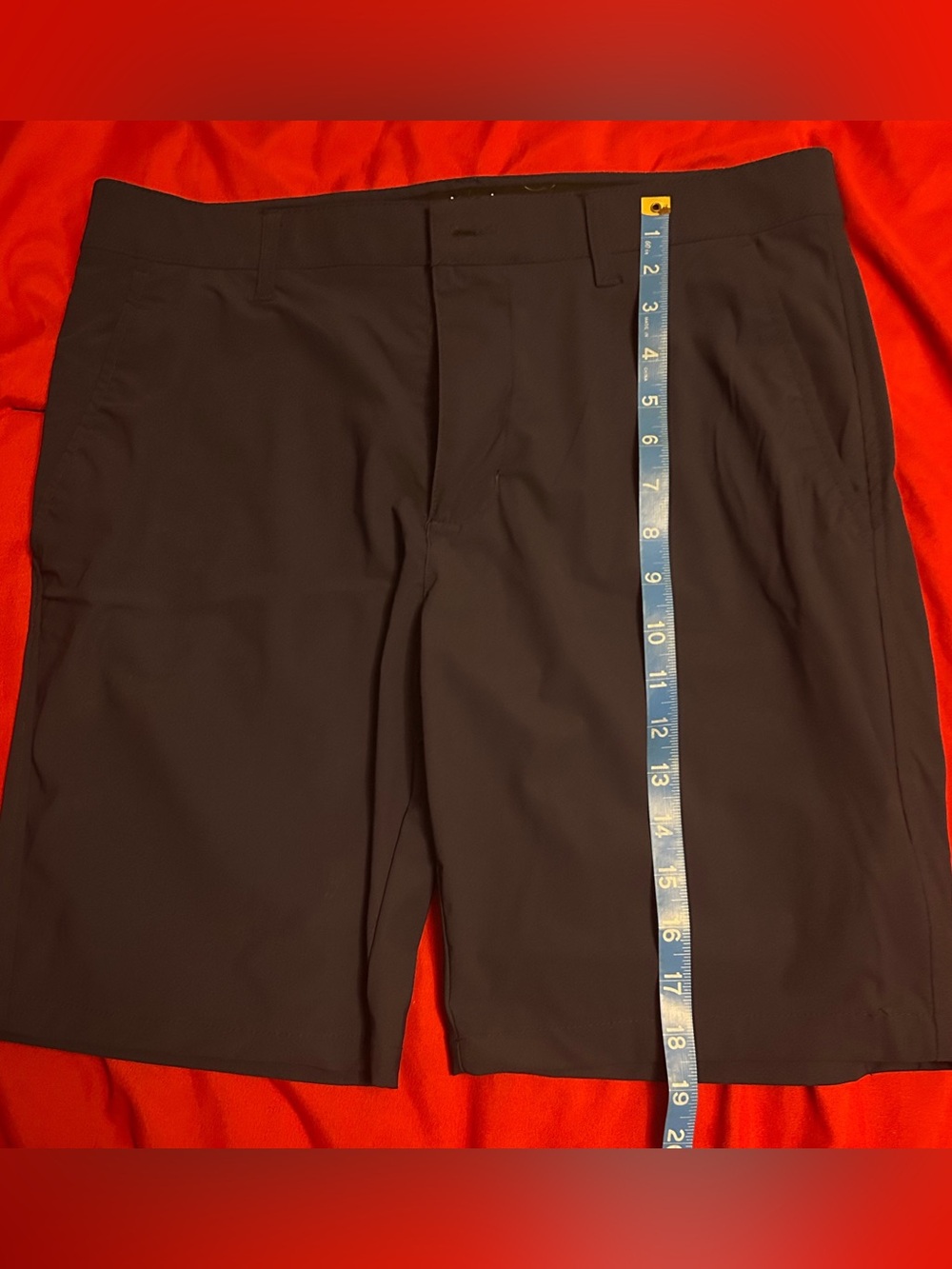 NWOT Kenneth Cole Royal Flat-Front Performance Shorts